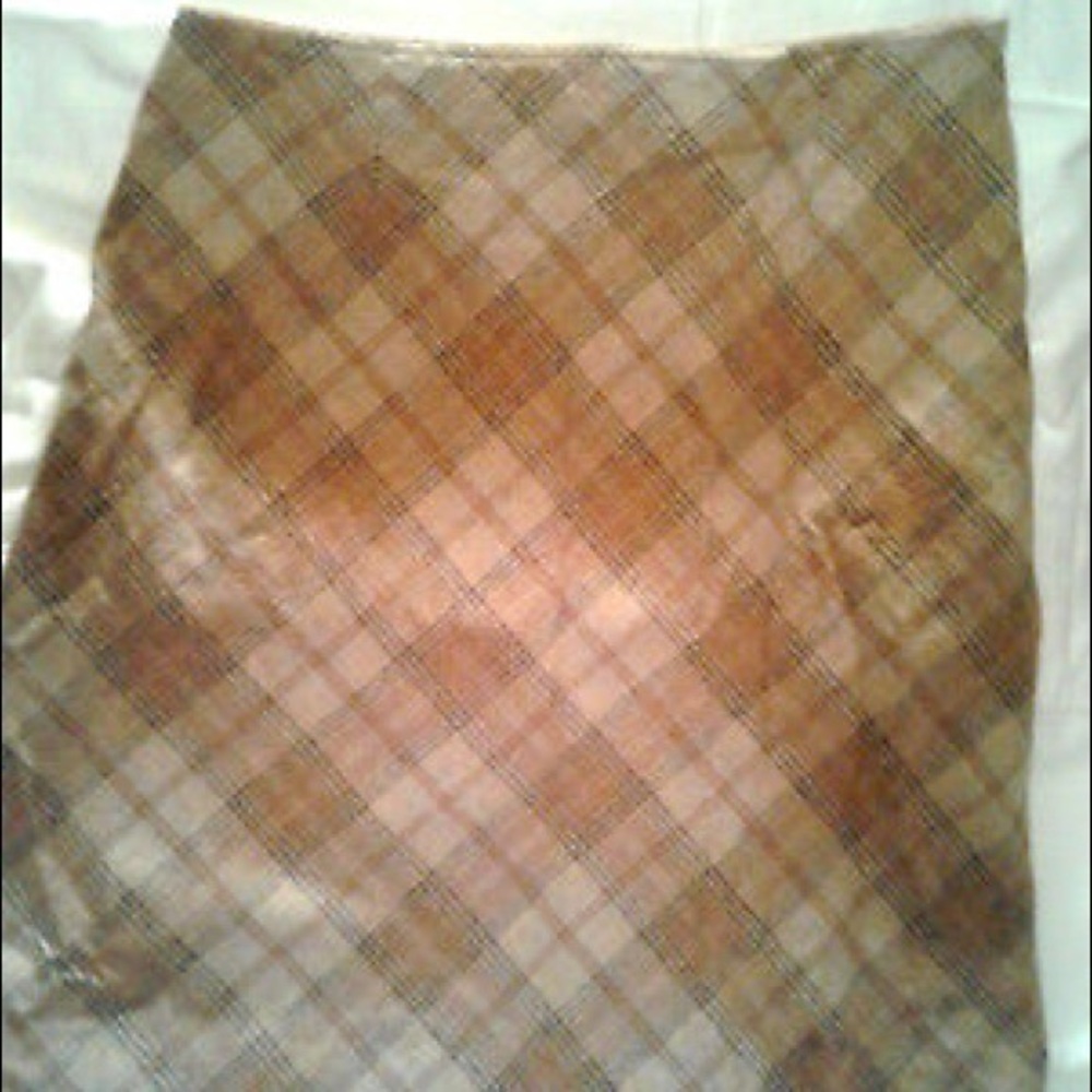 Vintage Ann Taylor Plaid Skirt - Picture 1 of 5